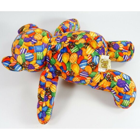 Candy Crush Teddy Bear Plush 2014 King Stuffed Animal Colorful - Picture 2 of 3